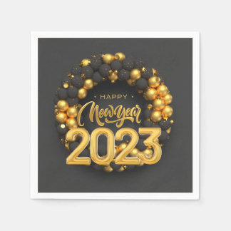 Servilleta De Papel ¡Año Nuevo 2023, víspera!