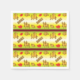 Servilleta De Papel Año Nuevo Chino del Occidente 2021