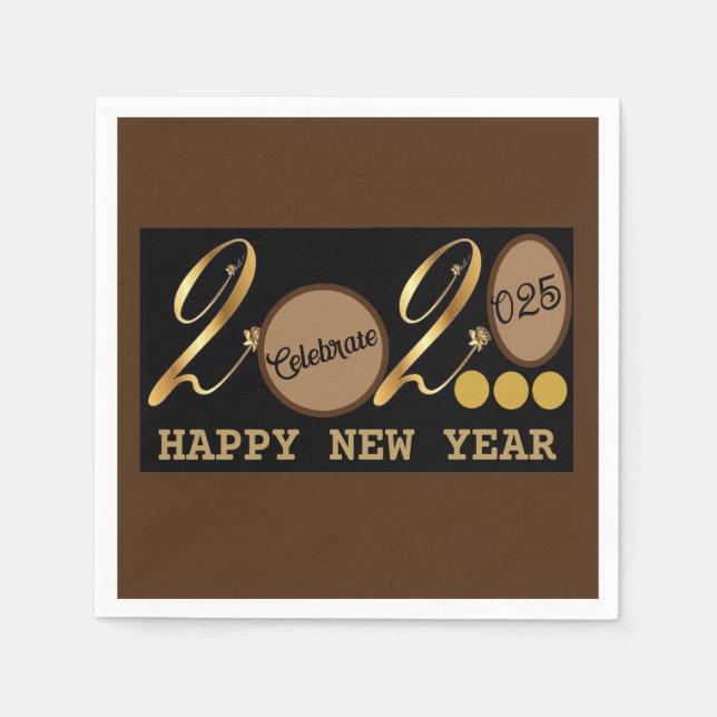 Servilleta De Papel Año nuevo feliz (Anverso)