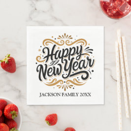 Servilleta De Papel Año Nuevo Personalizado