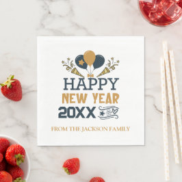 Servilleta De Papel Año Nuevo Personalizado