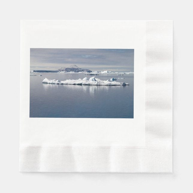 Servilleta De Papel Antarctica landscape (Anverso)
