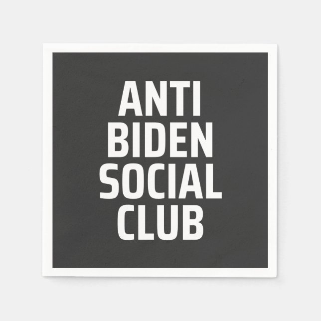 Servilleta De Papel Anti Biden Social Club (Anverso)