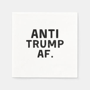 Servilleta De Papel Anti Trump AF Democracia Estadounidense