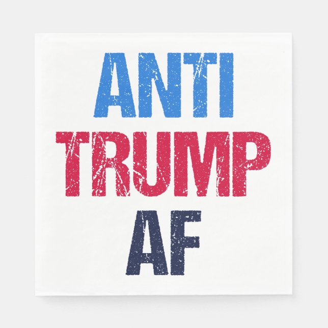 Servilleta De Papel Anti-Trump AF I (Anverso)