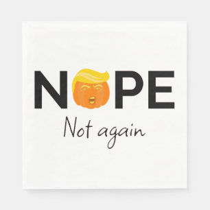 Servilleta De Papel Anti-Trump - No, no más edición Halloween I