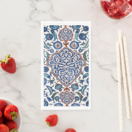 Servilleta De Papel Antigua Floral Otomana Iznik