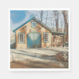 Servilleta De Papel Antigua tienda de azúcar de Mapele