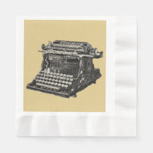 Antigua vieja máquina de escribir de moda