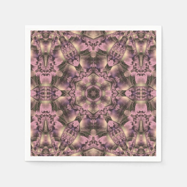 Servilleta De Papel Antigüedad rosada victoriana (Anverso)