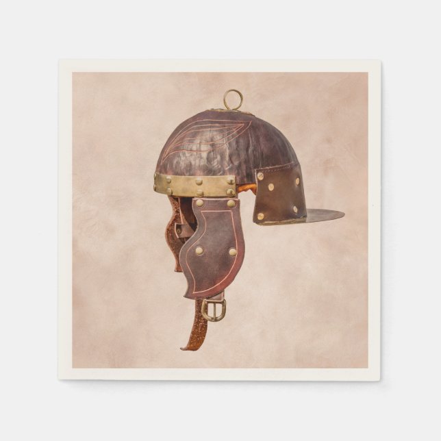 Servilleta De Papel Antiguo casco militar romano (Anverso)