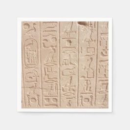 Servilleta De Papel Antiguo Egipto escribiendo toallas de papel