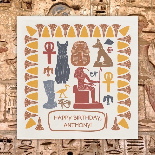 Servilleta De Papel Antiguo Egipto Personalizado Fiesta (Subido por el creador)