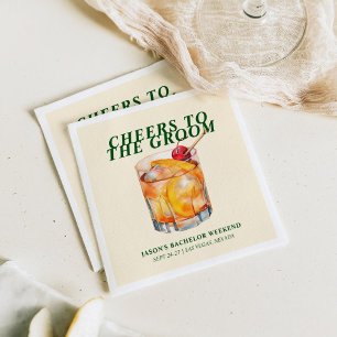 Servilleta De Papel Antiguo fin de semana de Bachelet Cocktail