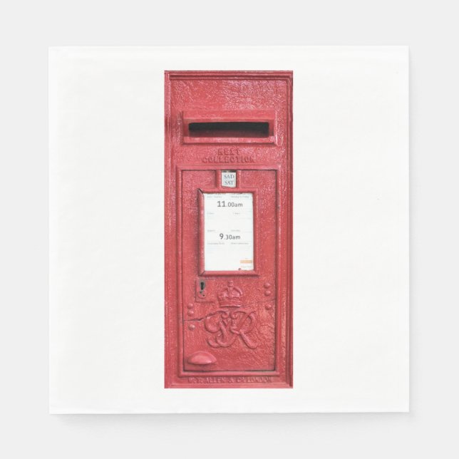 SERVILLETA DE PAPEL ANTIGUO INGLATERRA (Anverso)