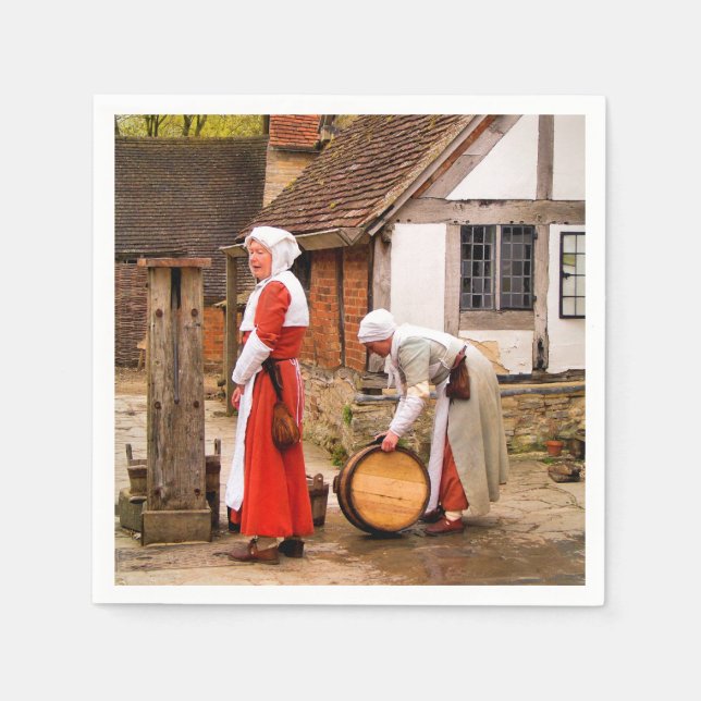 SERVILLETA DE PAPEL ANTIGUO INGLATERRA (Anverso)