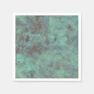 Servilleta De Papel Antiguo viejo texturado Decoupage marrón Verde az