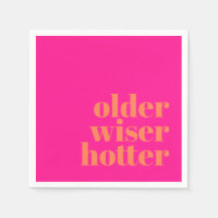 Antiguo Wiser Hotter Negrita Naranja Rosa Cumpleañ
