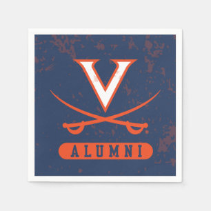 Servilleta De Papel Antiguos Alumnos de Virginia Cavaliers Angustiados