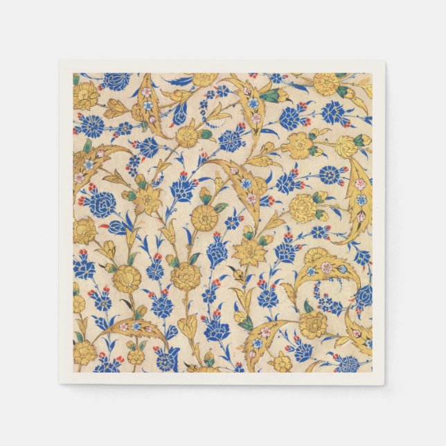 Servilleta De Papel Antique Oriental Sultan Design (Anverso)