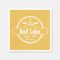 Anuncio de Gull Lake Minnesota, pueblo de paddles 