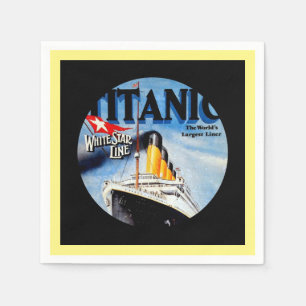 Servilleta De Papel anuncio de viaje Titanic RMS