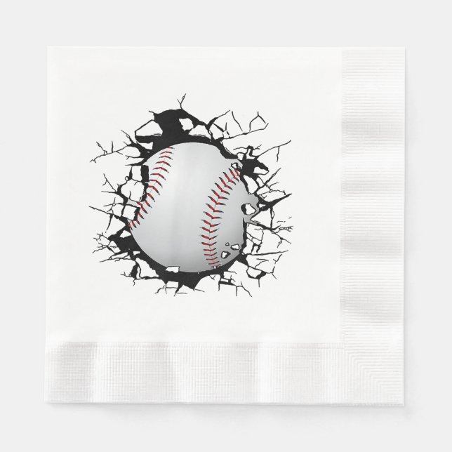 Servilleta De Papel Aparato de béisbol - Béisbol (Anverso)