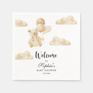 Servilleta De Papel Apenas podemos esperar baby shower