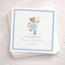Apenas Podemos Esperar Cute Niño Azul Teddy Baby S