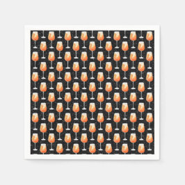 Servilleta De Papel Aperol Spritz Pattern