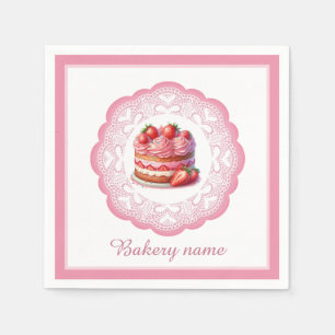 Servilleta De Papel Apertura de pasteles rosados o cualquier asunto de