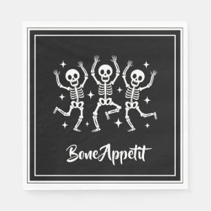 Servilleta De Papel Apetito óseo de Halloween