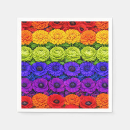 Servilleta De Papel 🌈¡APLAUSOS LGBTQ+! Florecer Juntos