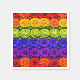 Servilleta De Papel 🌈¡APLAUSOS LGBTQ+! Florecer Juntos