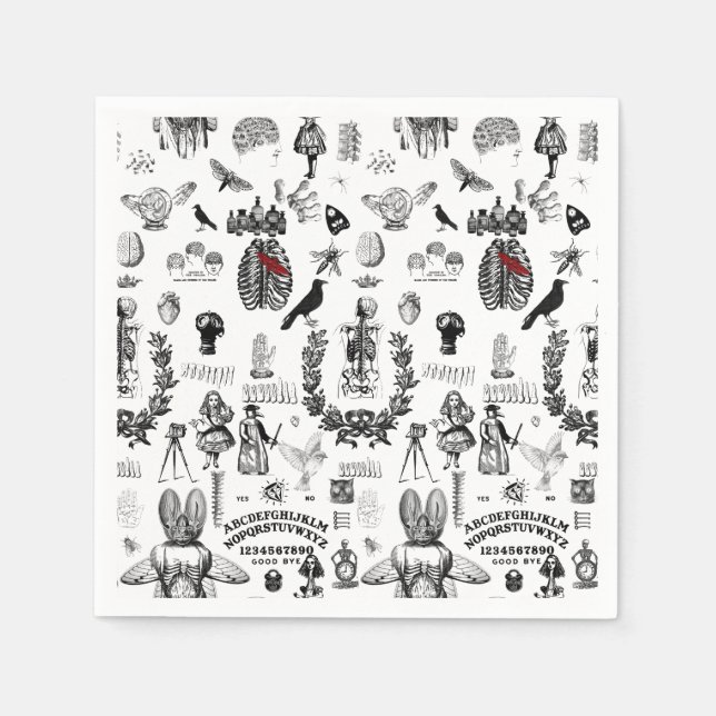 Servilleta De Papel Apothecary (Anverso)