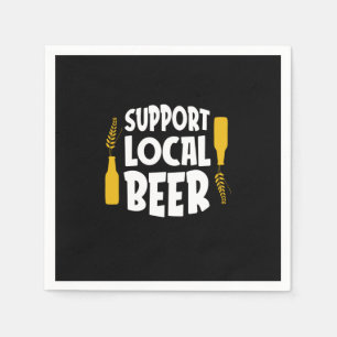 Servilleta De Papel Apoyar la cerveza local