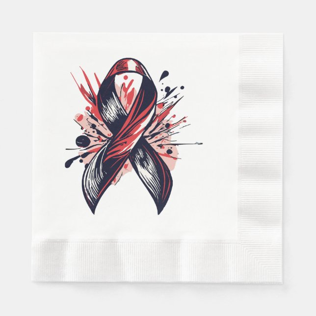 Servilleta De Papel Apoyo al cáncer (Anverso)
