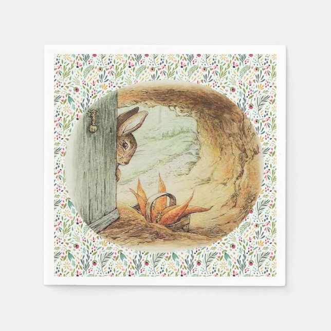 Servilleta De Papel Apple Dappley Rabbit (Anverso)