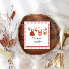 Servilleta De Papel Apple de nuestros ojos Fruit Fall baby ducha graci