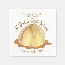 Servilleta De Papel Apple Dumplings Amish Pennsylvania PA Alimentos ho