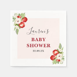 Servilleta De Papel Apple of Our Eye Baby Shower Napkins