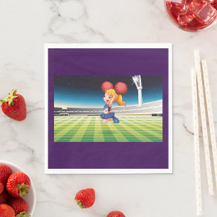 Servilleta De Papel Apreciable animador en el campo deportivo