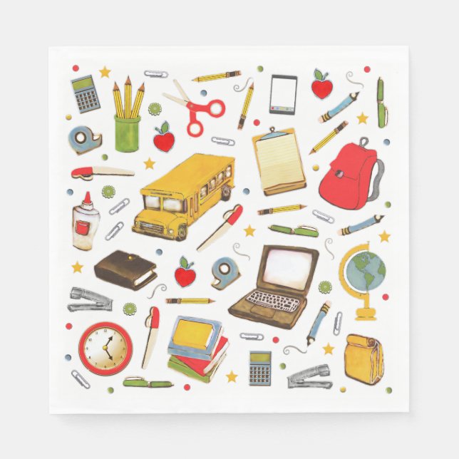 Servilleta De Papel Apreciación del profesor (Anverso)