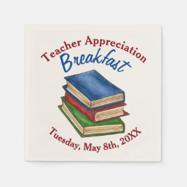 Servilleta De Papel Apreciación del profesor Fiesta de Jubilación Desa