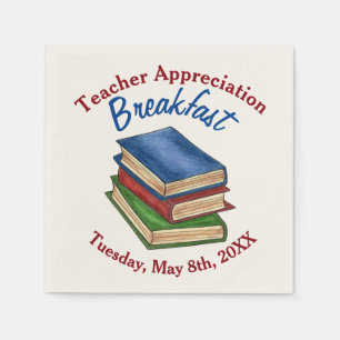Servilleta De Papel Apreciación del profesor Fiesta de Jubilación Desa