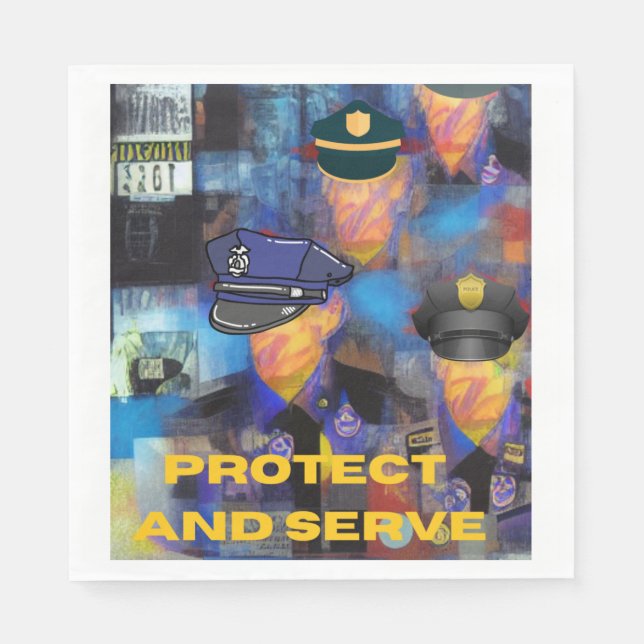 Servilleta De Papel Apreciación policial (Anverso)