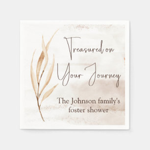 Servilleta De Papel "Apreciado en tu viaje" Foster Care Shower