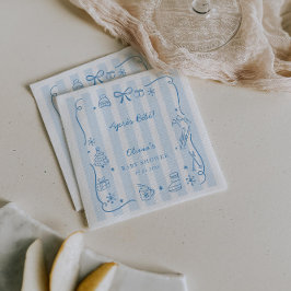 Servilleta De Papel Après Bébé Winter Baby Shower