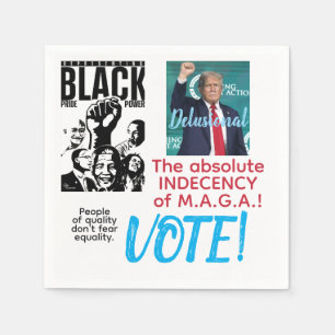 Servilleta De Papel Apropiación cultural anti-Trump anti-MAGA