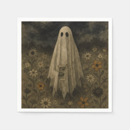 Servilleta De Papel Aquí para la fiesta de Halloween "Boos"